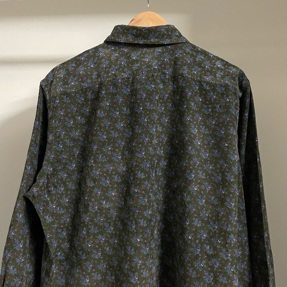 GAP AUTHENTIC RELAX FIT FLORAL PRINT CORDUROY SHIRT FOR MEN’S & WOMEN’S - Picture 6 of 6